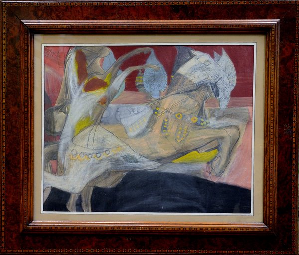Pierre Vlerick 'Paard in galop', 1955-65, 43 x 53 cm.JPG